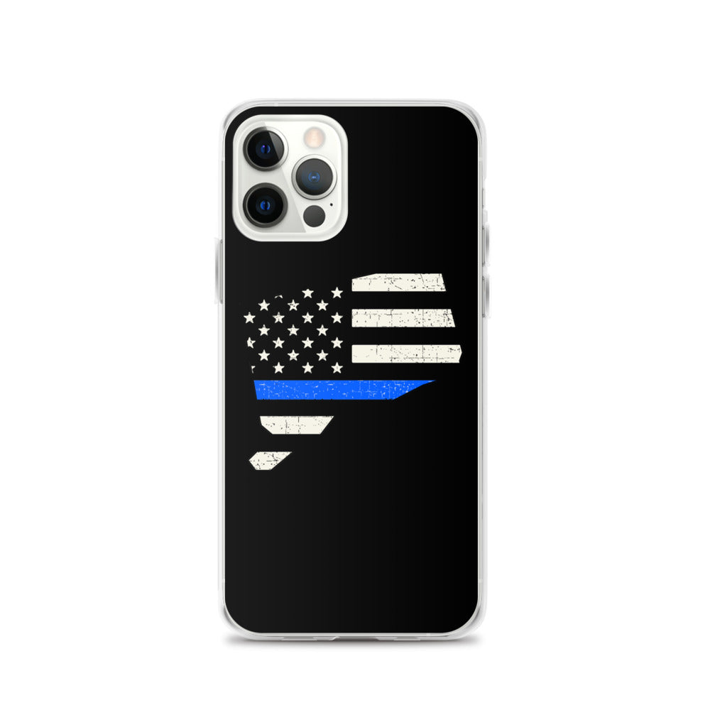 Connecticut Thin Blue Line iPhone Case