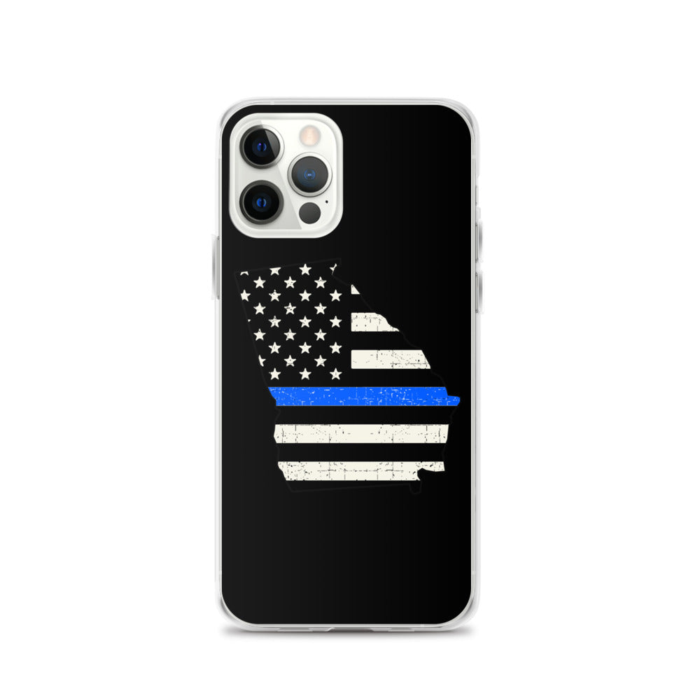 Georgia Thin Blue Line iPhone Case