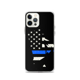 Rhode Island Thin Blue Line iPhone Case