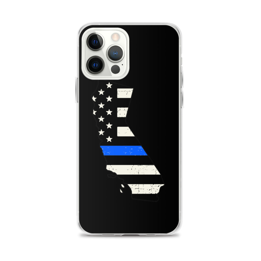 California State Thin Blue Line iPhone Case