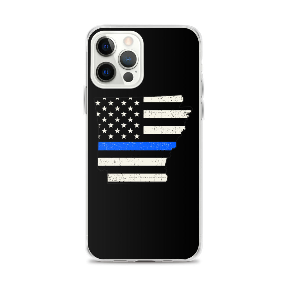 Arkansas Thin Blue Line iPhone Case