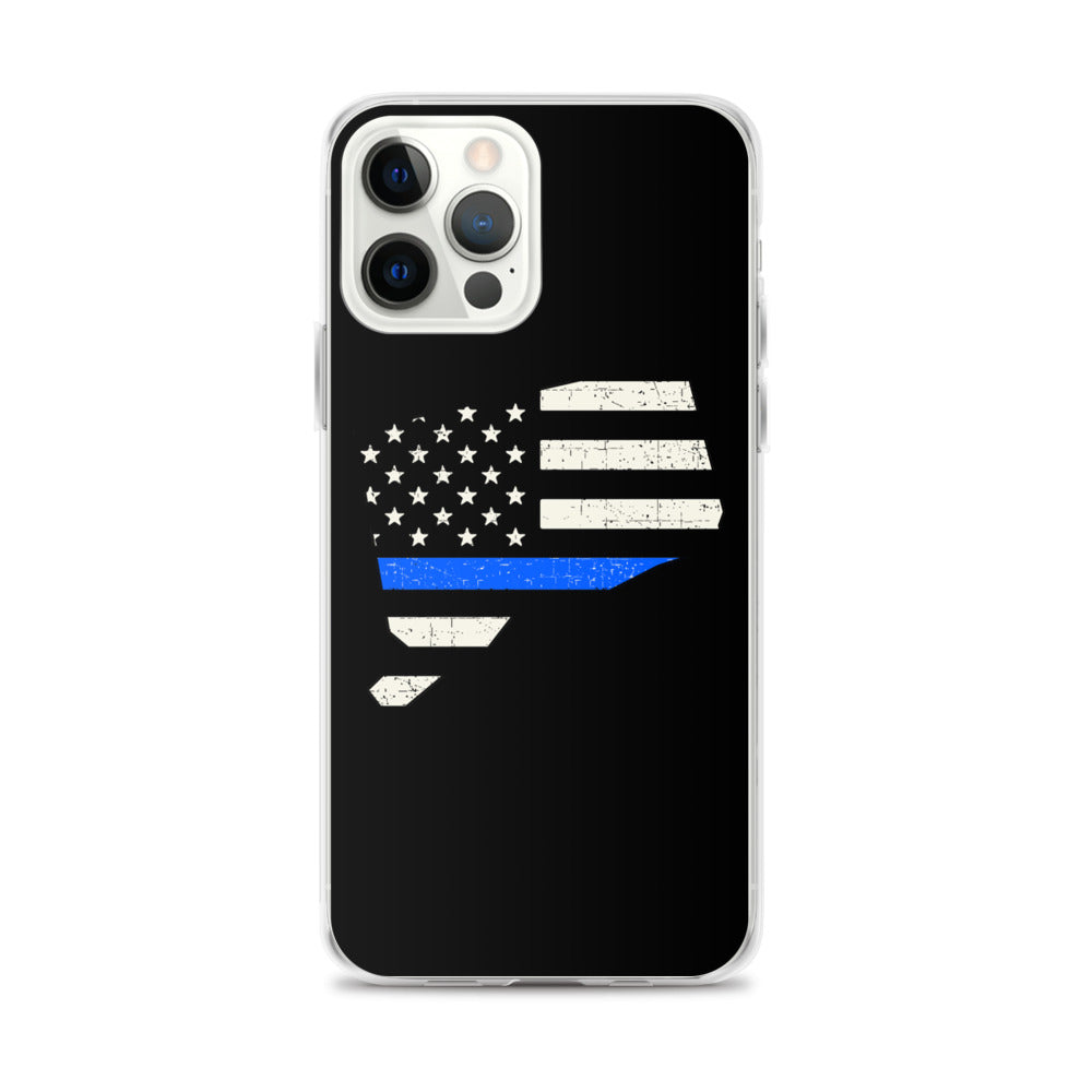 Connecticut Thin Blue Line iPhone Case