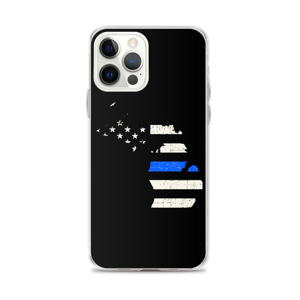 Michigan Thin Blue Line iPhone Case