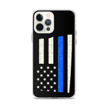 North Dakota Thin Blue Line iPhone Case