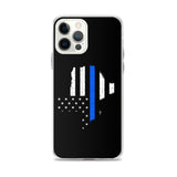 Texas Thin Blue Line iPhone Case