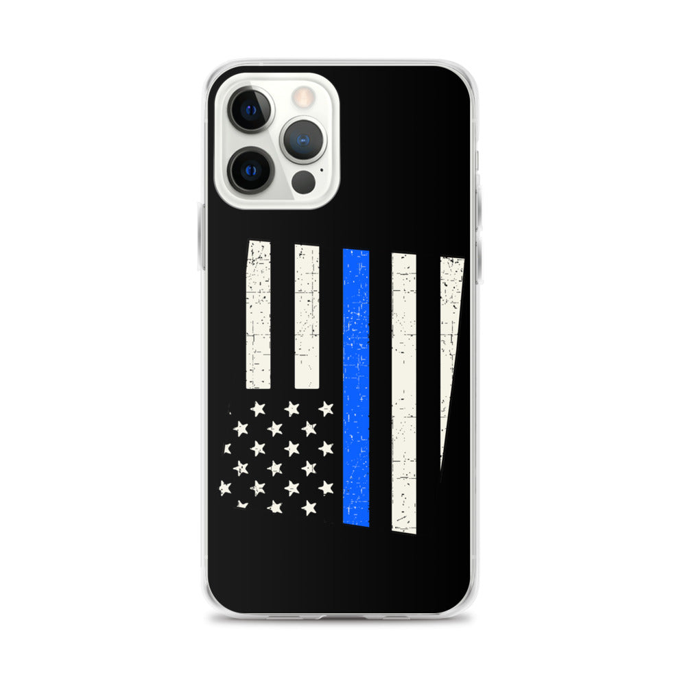 Wyoming Thin Blue Line iPhone Case