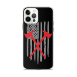 Firefighter American Flag iPhone Case