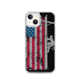 American Flag Lineworker iPhone Case