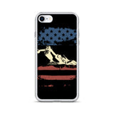 Worn Fallen Soldier Flag iPhone Case