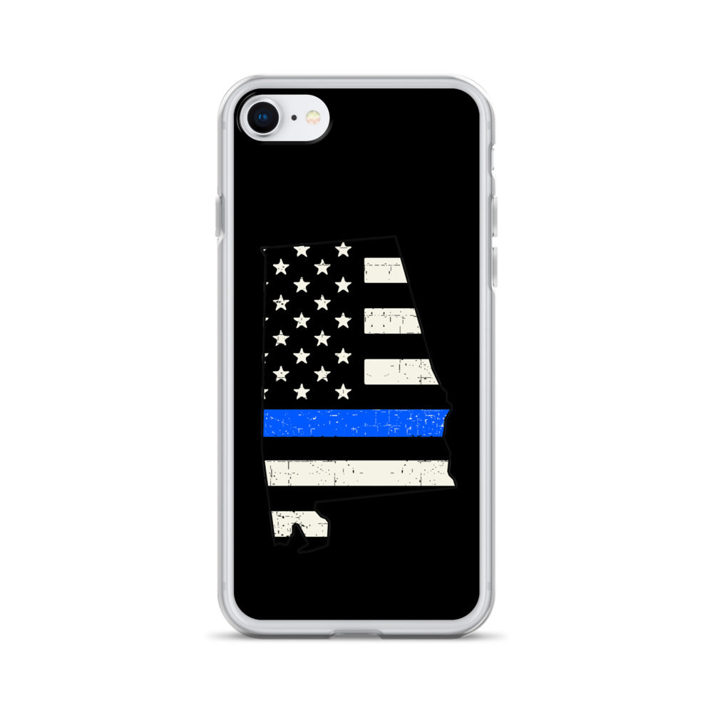 Alabama Thin Blue Line iPhone Case