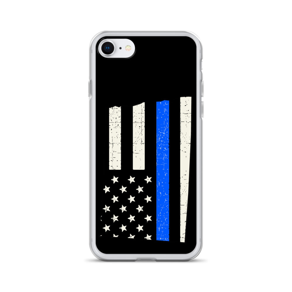 North Dakota Thin Blue Line iPhone Case