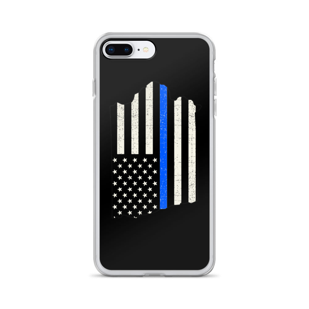 Iowa Thin Blue Line iPhone Case