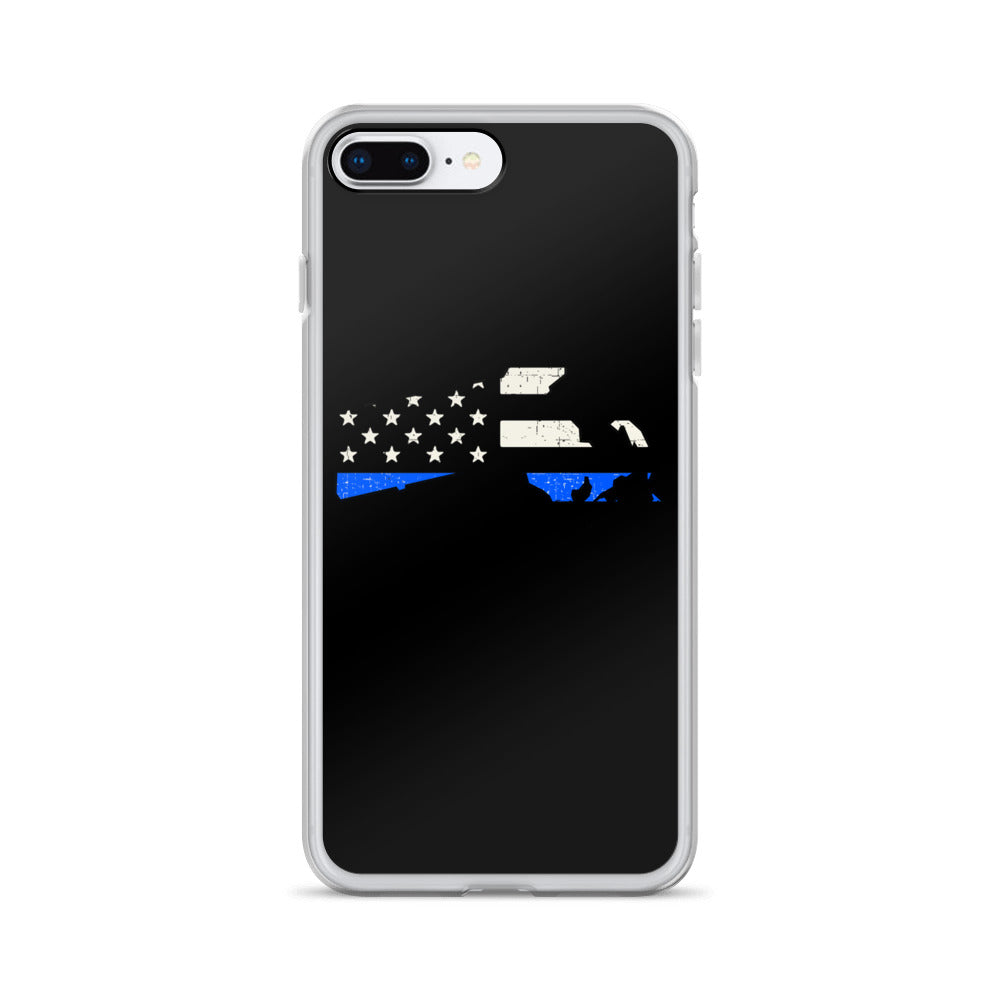 Massachusetts Thin Blue Line iPhone Case