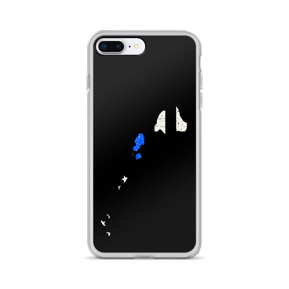 Hawaii Thin Blue Line iPhone Case