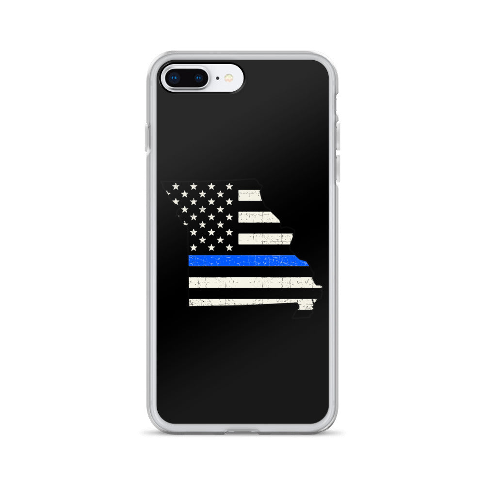 Missouri Thin Blue Line iPhone Case