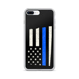 North Dakota Thin Blue Line iPhone Case