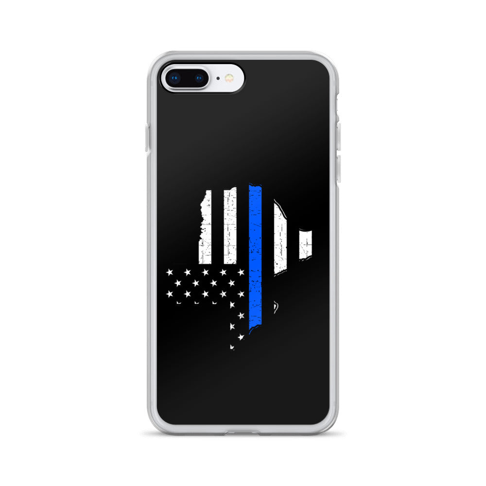 Texas Thin Blue Line iPhone Case