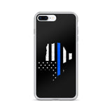 Texas Thin Blue Line iPhone Case