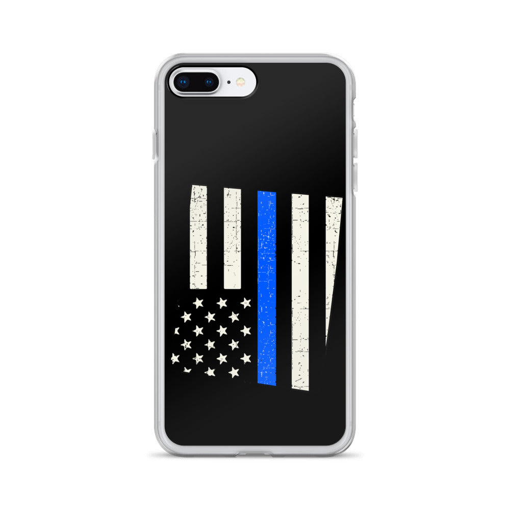 Wyoming Thin Blue Line iPhone Case