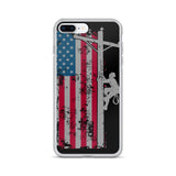 American Flag Lineworker iPhone Case