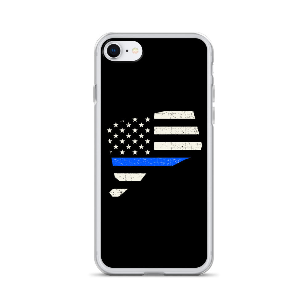 Connecticut Thin Blue Line iPhone Case