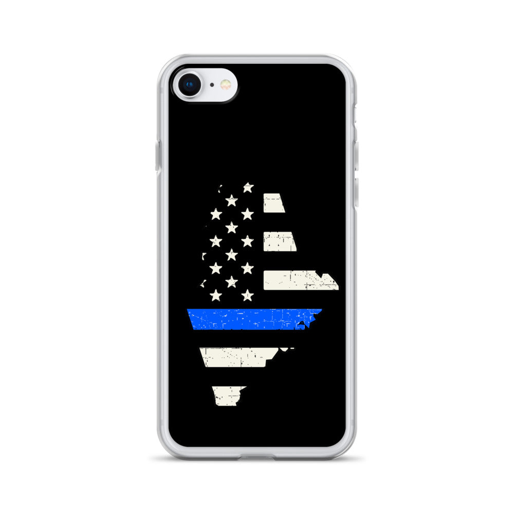 Maine Thin Blue Line iPhone Case