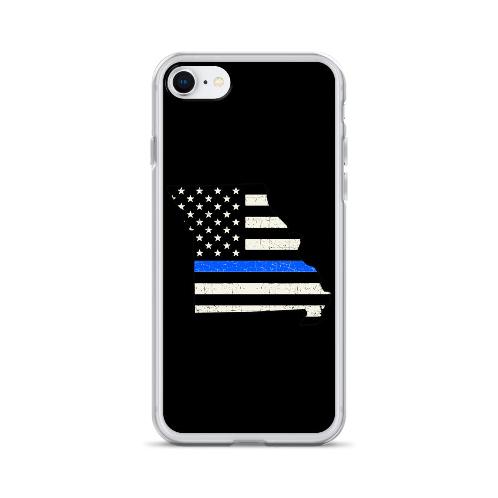 Missouri Thin Blue Line iPhone Case