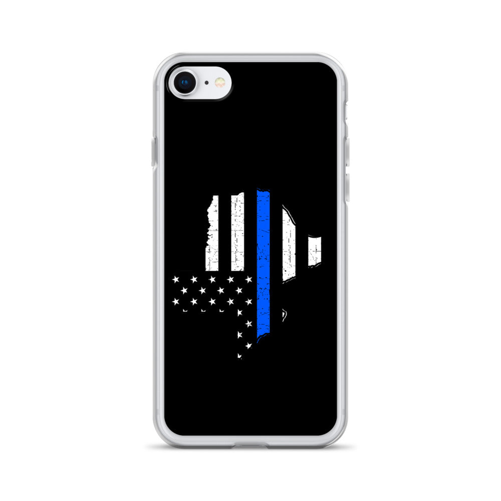 Texas Thin Blue Line iPhone Case