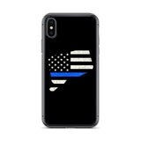 Connecticut Thin Blue Line iPhone Case