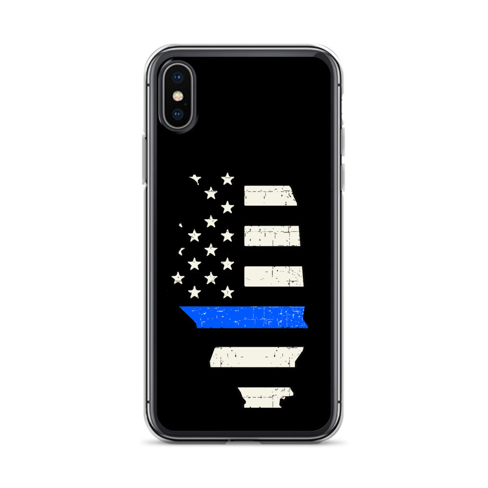 Illinois Thin Blue Line iPhone Case