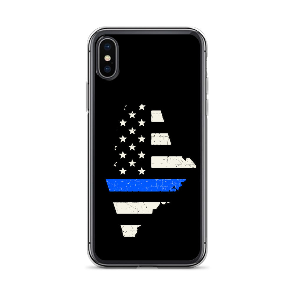 Maine Thin Blue Line iPhone Case