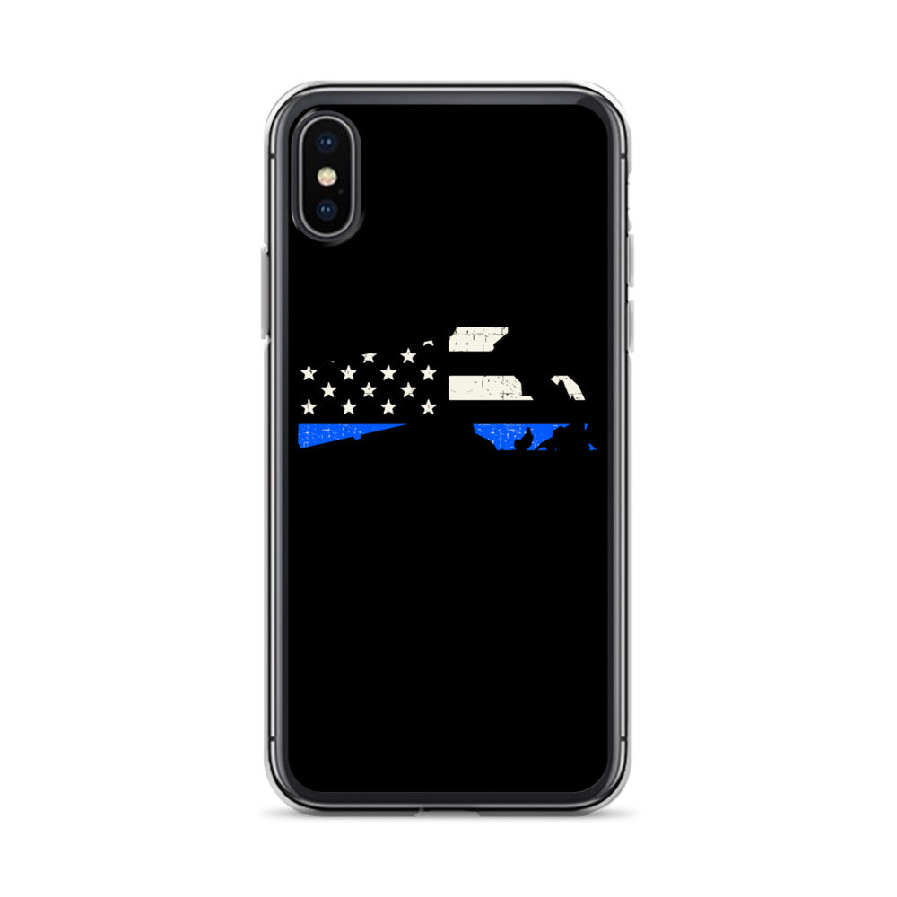 Massachusetts Thin Blue Line iPhone Case