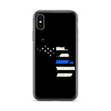 Michigan Thin Blue Line iPhone Case