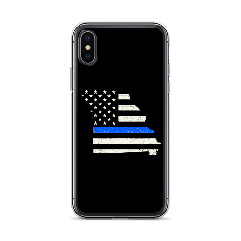 Missouri Thin Blue Line iPhone Case