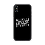 Whiskey Tango Foxtrot iPhone Case