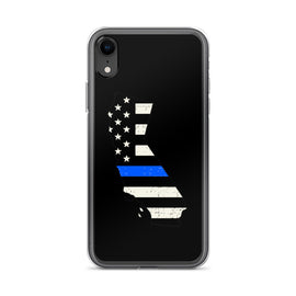 California State Thin Blue Line iPhone Case