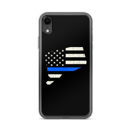 Connecticut Thin Blue Line iPhone Case