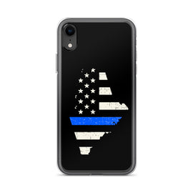 Maine Thin Blue Line iPhone Case