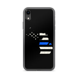 Michigan Thin Blue Line iPhone Case