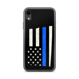 North Dakota Thin Blue Line iPhone Case