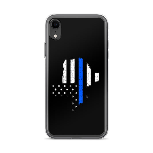 Texas Thin Blue Line iPhone Case