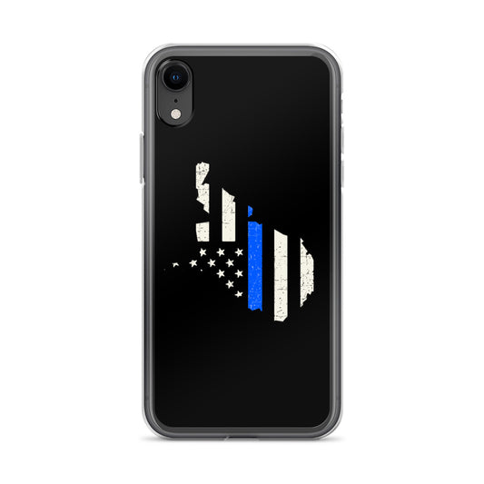 West Virginia Thin Blue Line iPhone Case