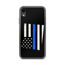 Wyoming Thin Blue Line iPhone Case