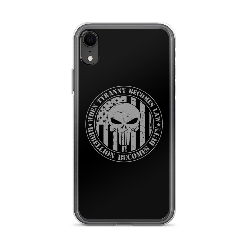 When Tyranny Becomes Law iPhone Case