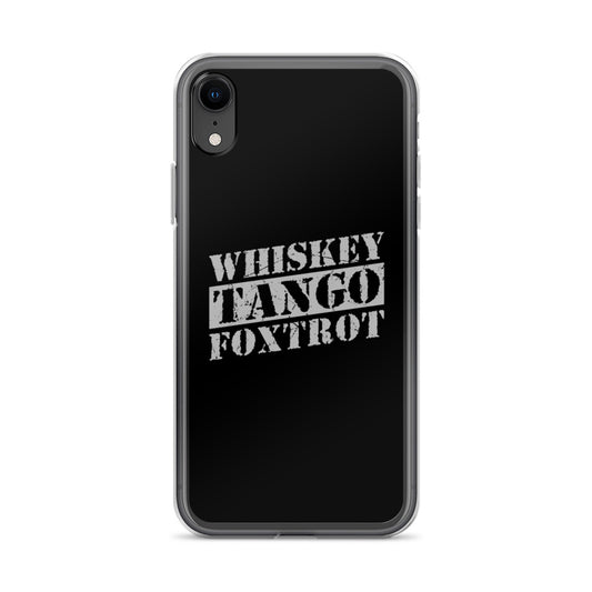 Whiskey Tango Foxtrot iPhone Case