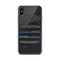 Back The Blue Clear iPhone Case