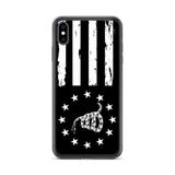 Black and White Gadsden Inspired iPhone Case