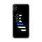 California State Thin Blue Line iPhone Case