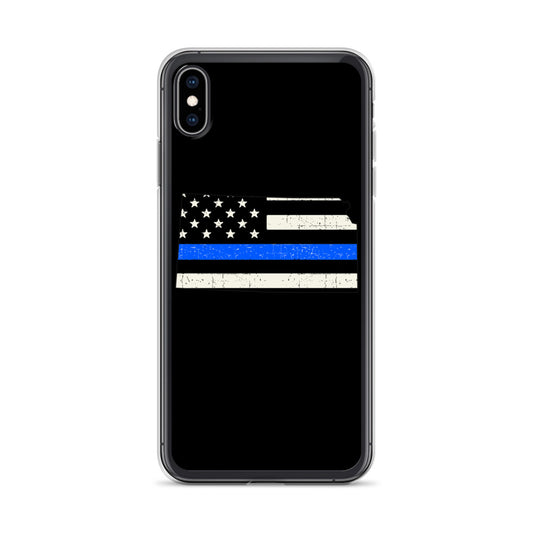 Kansas Thin Blue Line iPhone Case