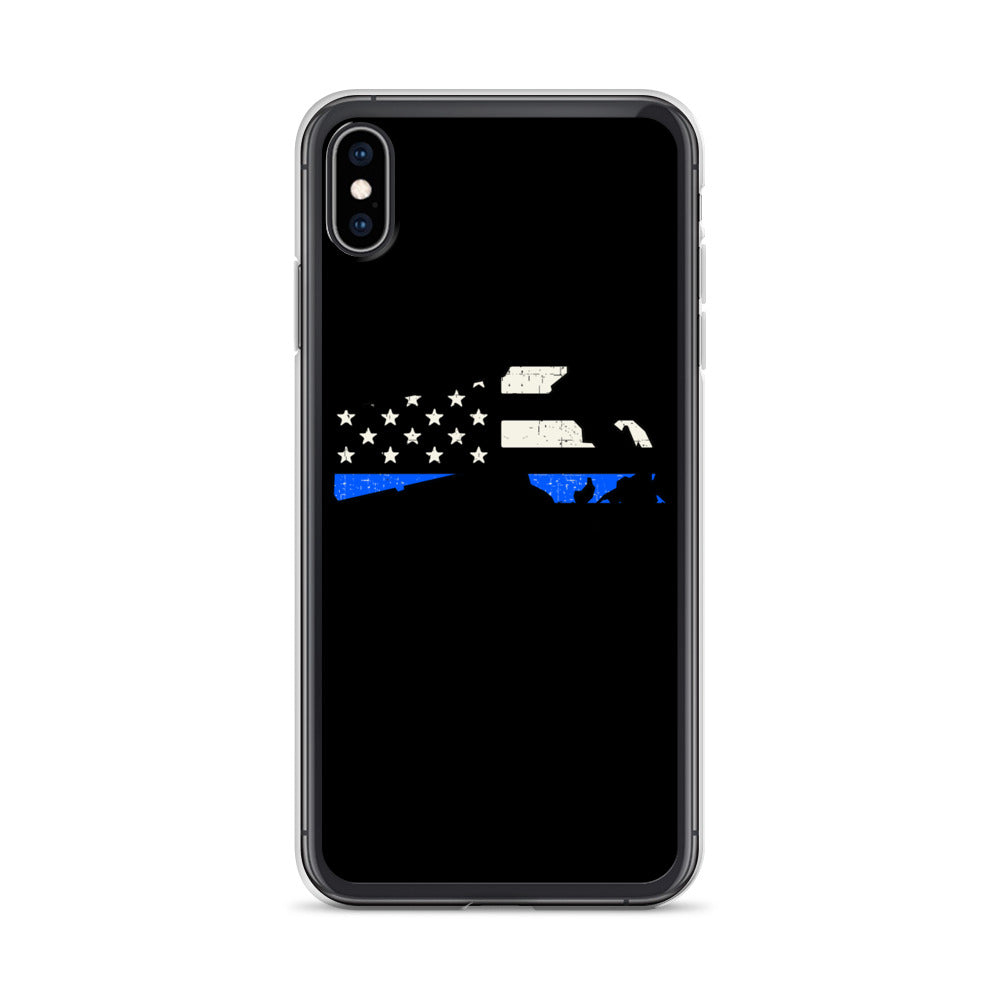 Massachusetts Thin Blue Line iPhone Case